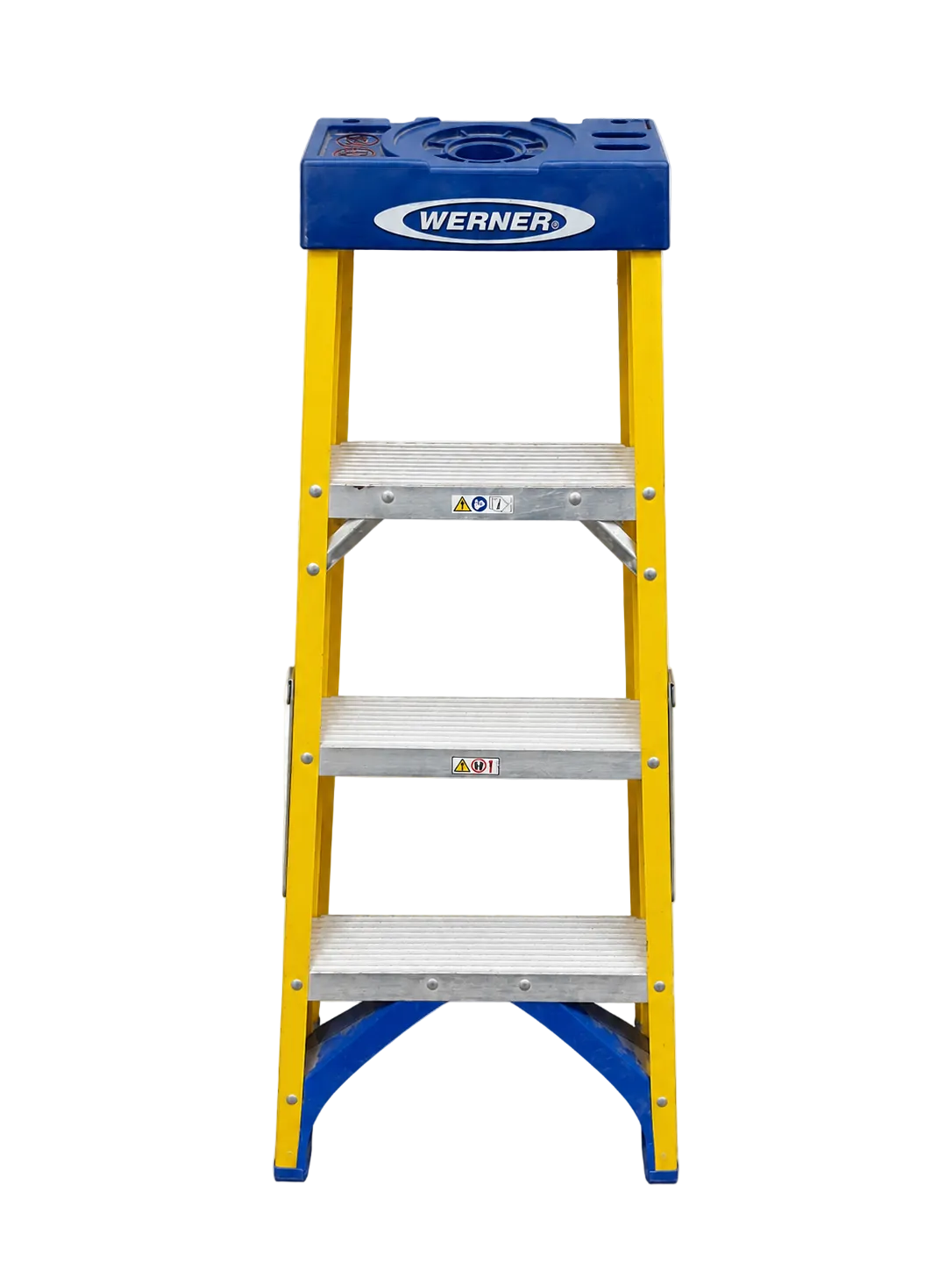 Werner 7170318 3 Tread Fibreglass Platform Step Ladder Hire