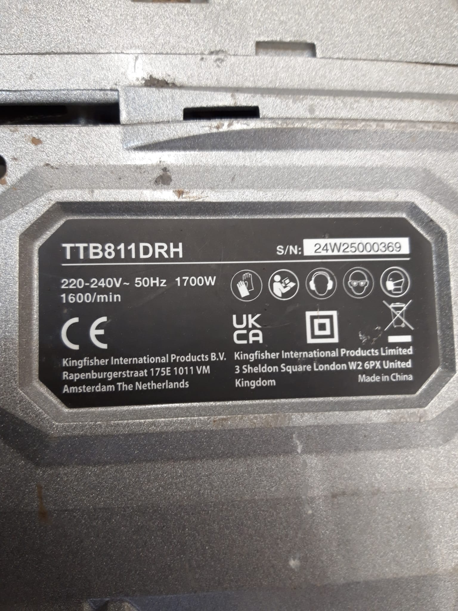 Titan TTB811DRH 1700W Demolition Breaker Hire