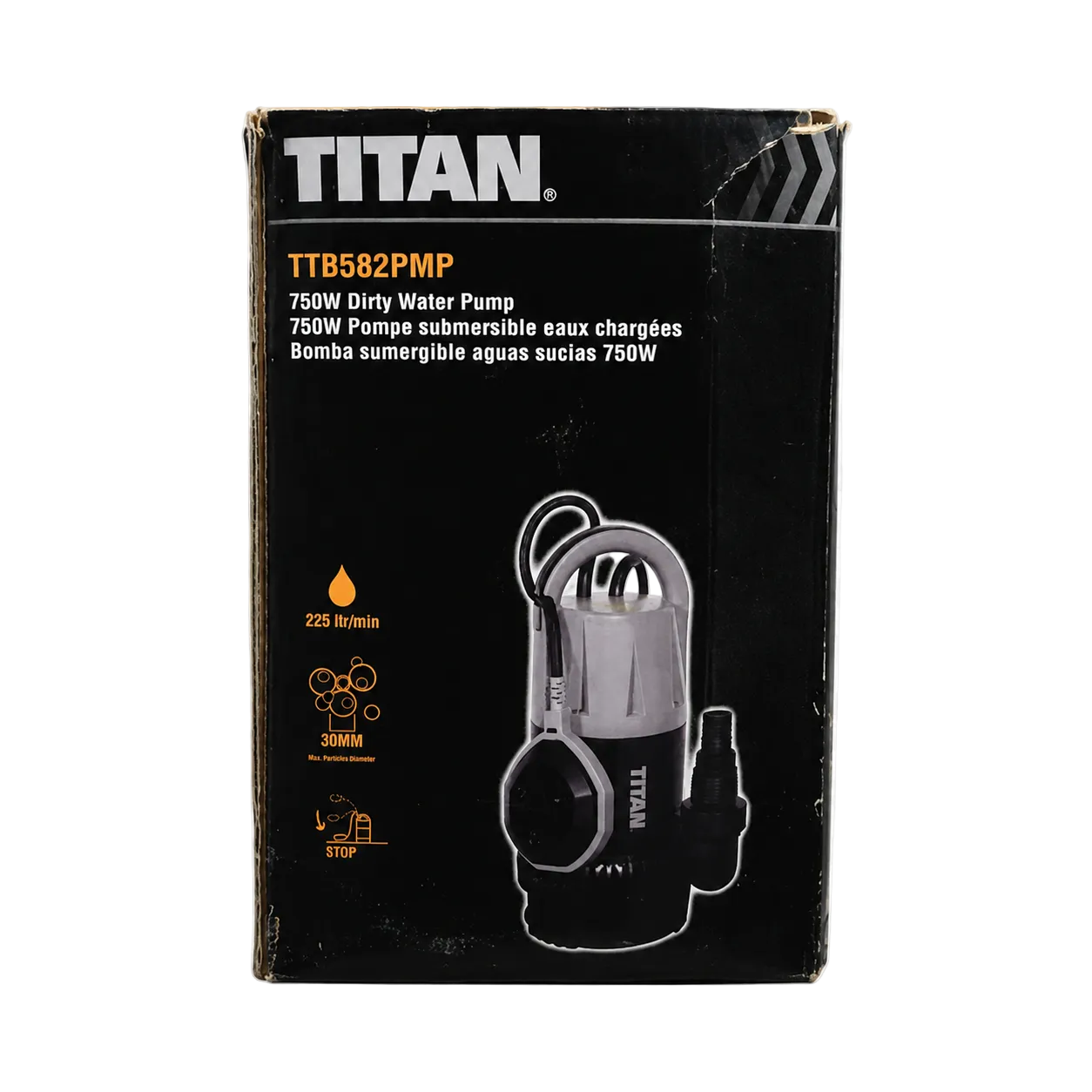 Titan TTB582PMP 750W Dirty Water Pump Hire
