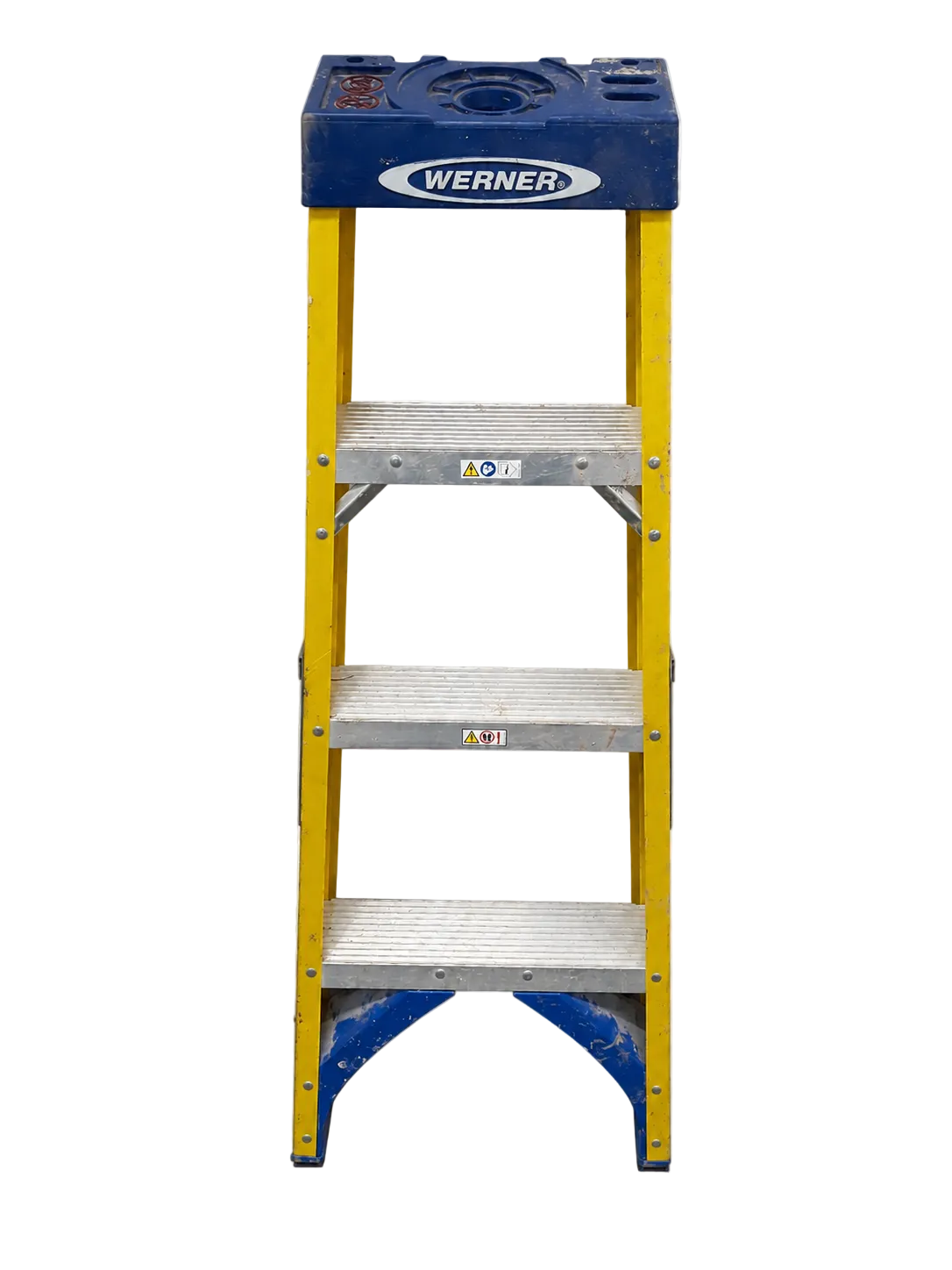 Werner 7170318 3 Tread Fibreglass Platform Step Ladder Hire